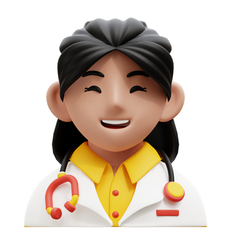 Female Doctor  3D Icon