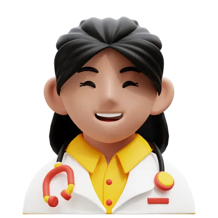 Female Doctor  3D Icon