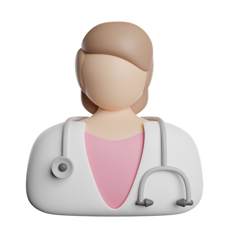 Female Doctor  3D Icon