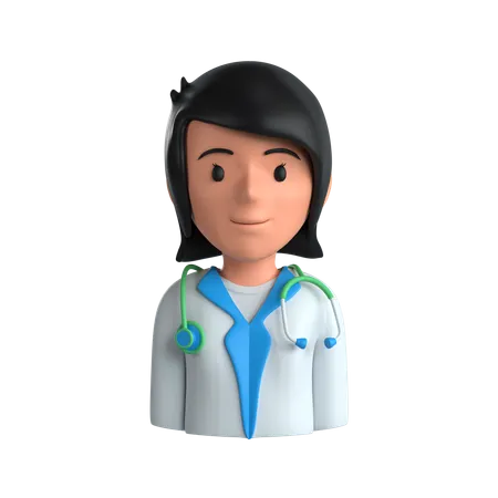 Female Doctor  3D Icon