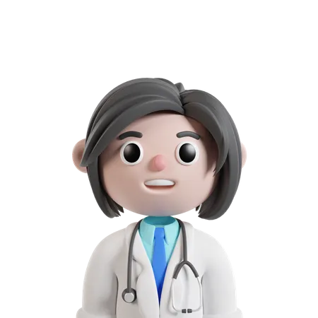 Female Doctor  3D Icon