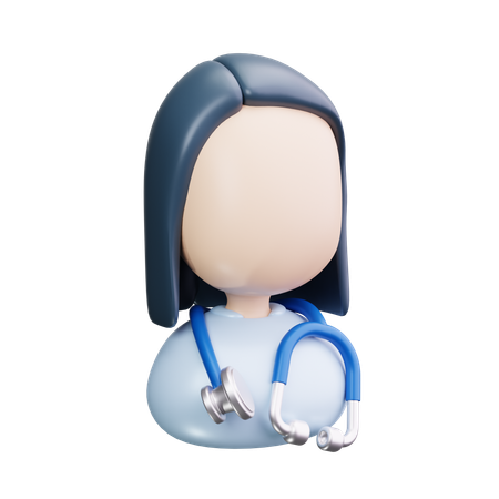 Female Doctor  3D Icon