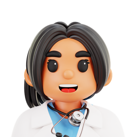 Female Doctor  3D Icon
