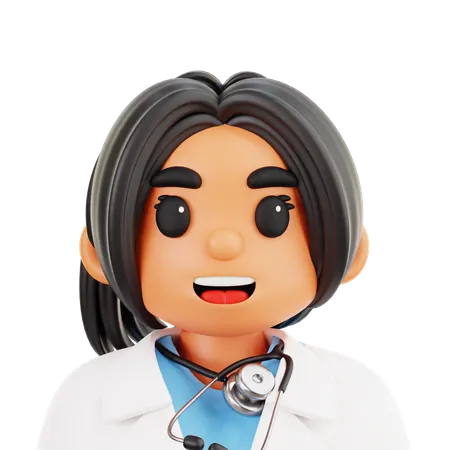 Female Doctor  3D Icon