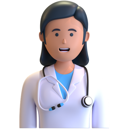 Female doctor  3D Icon