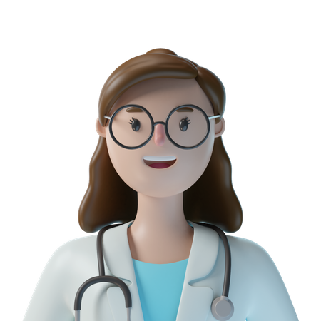 Female Doctor  3D Illustration