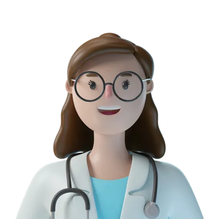 Female Doctor  3D Illustration