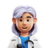 free 3d female doctor 