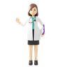 female doctor emoji 3d