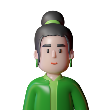 Female Employee  3D Icon