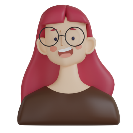 Female Employee  3D Icon