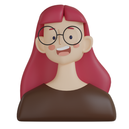 Female Employee  3D Icon
