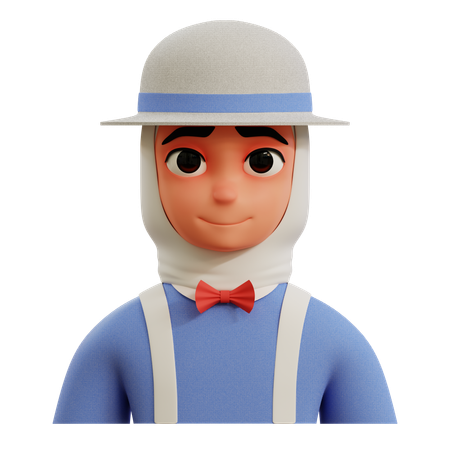 Female Explorer  3D Icon