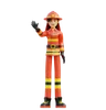 Female firefighter