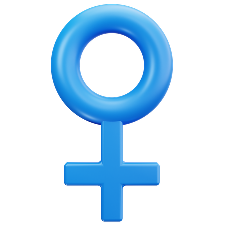 여성 성별  3D Icon