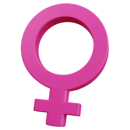 Female Gender  3D Icon