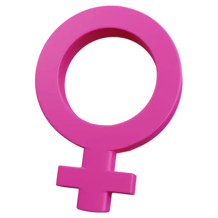 Female Gender  3D Icon