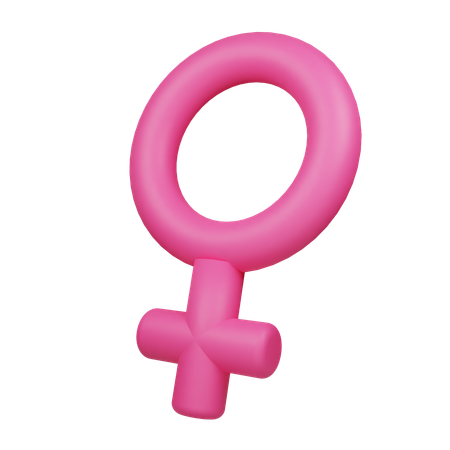 Female Gender  3D Icon