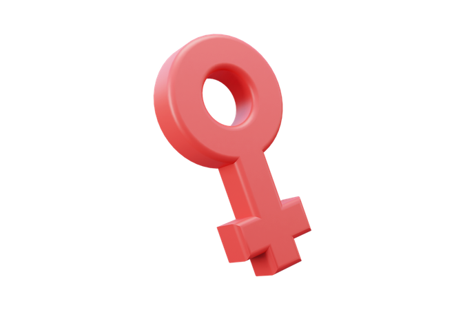 Female Gender  3D Icon