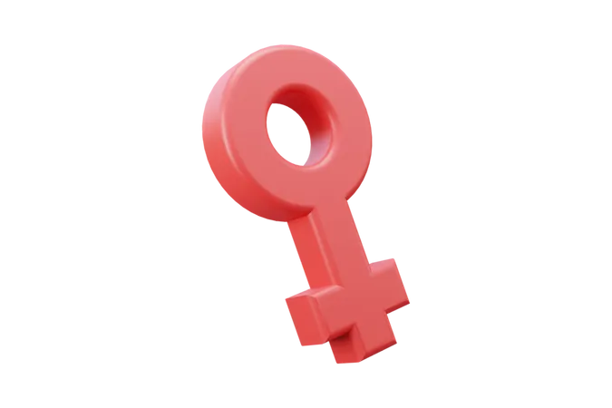 Female Gender  3D Icon