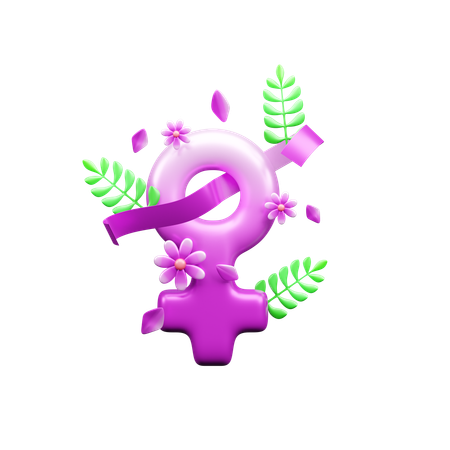 Female Gender  3D Icon