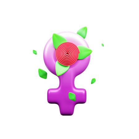 Female Gender  3D Icon