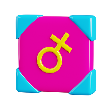 Female Gender  3D Icon