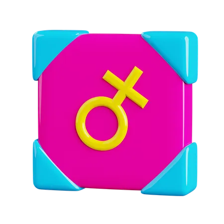 Female Gender  3D Icon