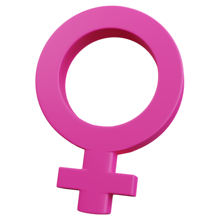 Female Gender  3D Icon