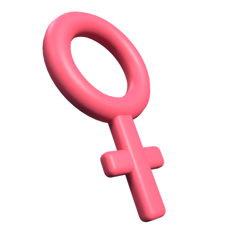 Female Gender  3D Illustration