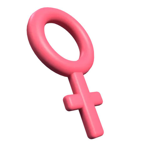 Female Gender  3D Illustration