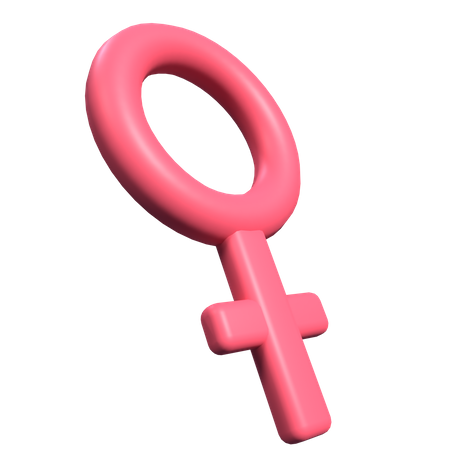 Female Gender 3D Illustration