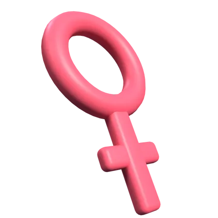 Female Gender 3D Illustration