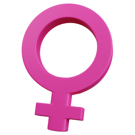 Female Gender 3D Icon