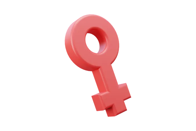 Female Gender 3D Icon