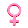 woman gender 3d logos