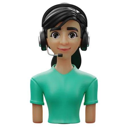 Female Guest  3D Icon