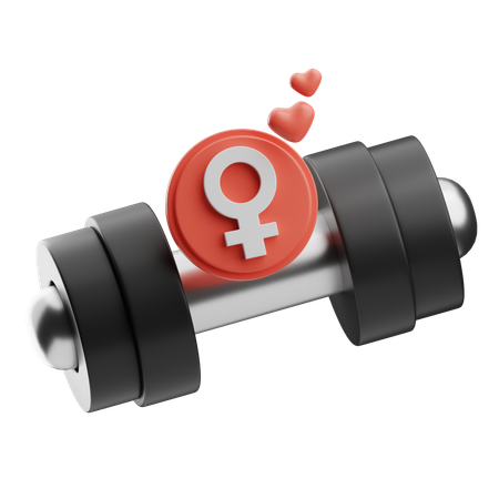 Female Gym  3D Icon