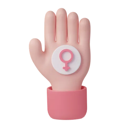 Female Hand  3D Icon