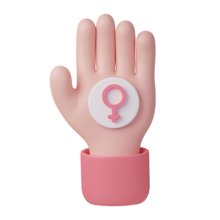 Female Hand  3D Icon