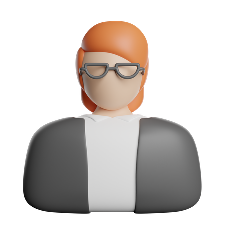 Female Judge  3D Icon