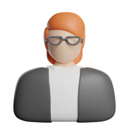 Female Judge  3D Icon