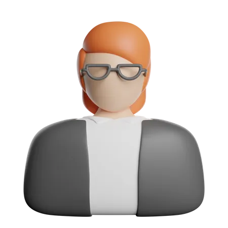 Female Judge 3D Icon