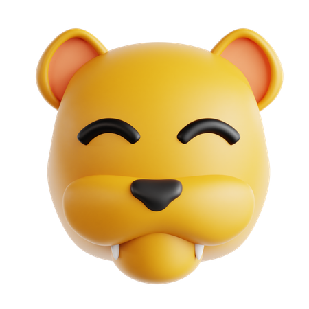 Female lion  3D Icon