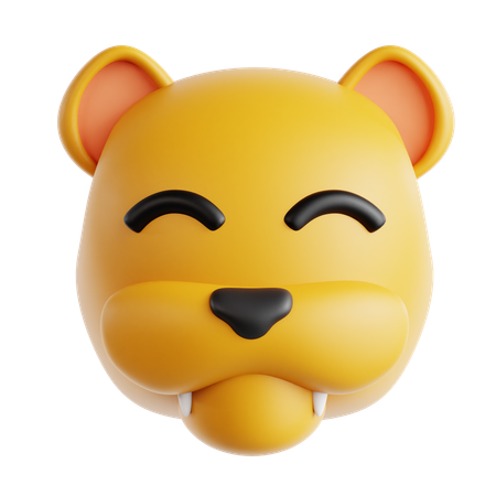 Female lion  3D Icon