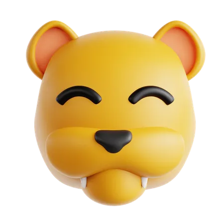 Female lion  3D Icon