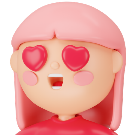 Female Love 3D Icon