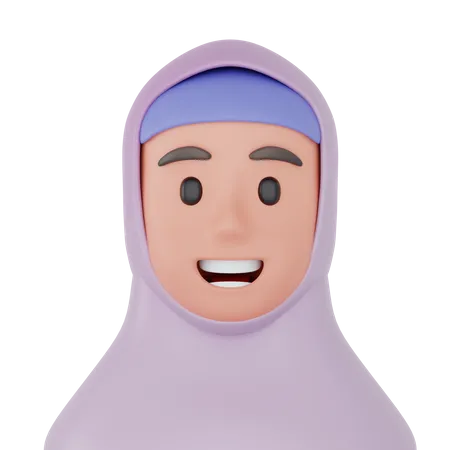 Female Muslim  3D Icon