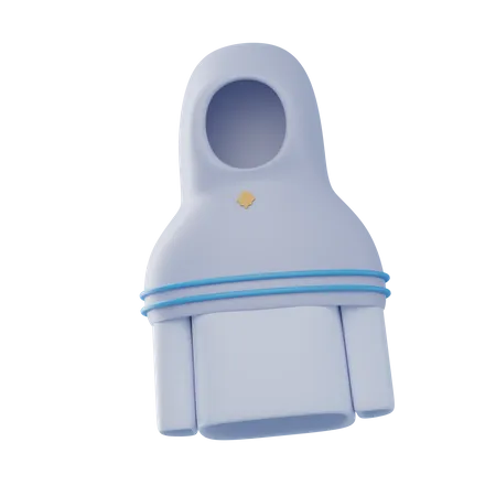 Female Muslim Cloth  3D Icon