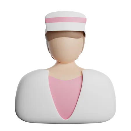 Female Nurse  3D Icon